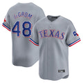 Odoa T.Rangers #48 Jacob deGrom Player Gray Home Limited Stitched Jerseys
