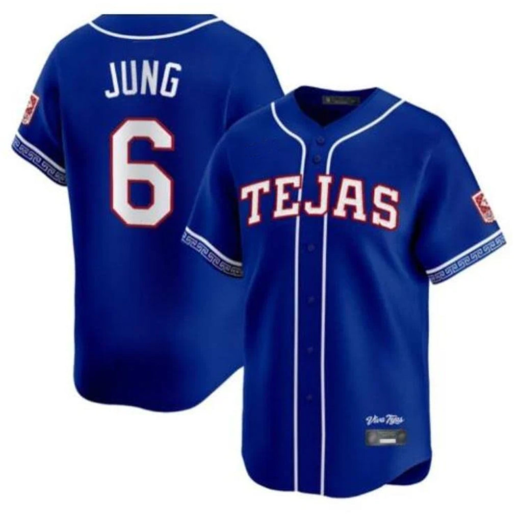 Odoa T.Rangers #6 Josh Jung Player Royal 2026 City Connect Limited Stitched Jerseys