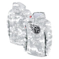 Odoa T.Titans Camo Arctic Salute to Service Pullover Hoodies Home Game Blank Player Stitched Jerseys