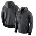 Odoa T.Titans Light Gray Pullover Hoodies Home Game Blank Player Stitched Jerseys