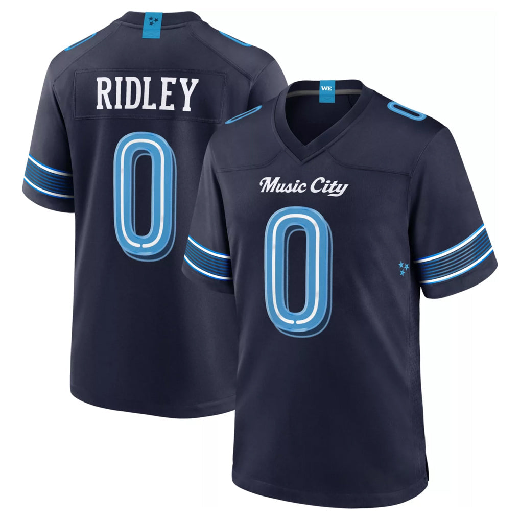 Odoa T.Titans #0 Calvin Ridley Player Navy 2026 Rivalries Collection Home Game Stitched Jerseys