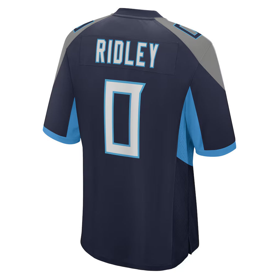 Odoa T.Titans #0 Calvin Ridley Player Navy Home Game Stitched Jerseys