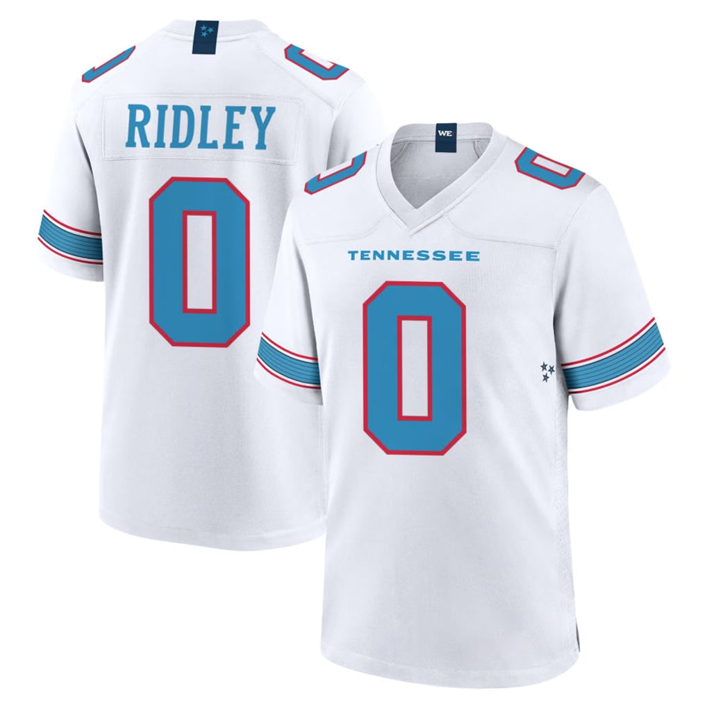 Odoa T.Titans #0 Calvin Ridley Player White 2026 Game Home Stitched Jerseys