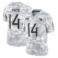 Odoa T.Titans #14 Carnell Tate Player Arctic Camo Limited Salute to Service Home Game Stitched Jerseys