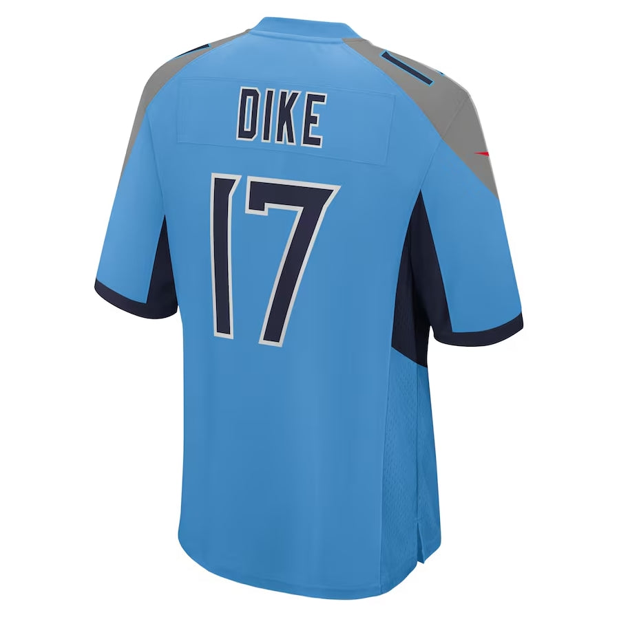 Odoa T.Titans #17 Chimere Dike Light Blue Team Game Stitched Jersey