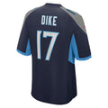 Odoa T.Titans #17 Chimere Dike Navy Team Game Stitched Jerseys