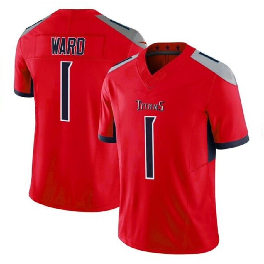 Odoa T.Titans #1 Cameron Ward Player Red Vapor F.U.S.E. Limited Stitched Jerseys
