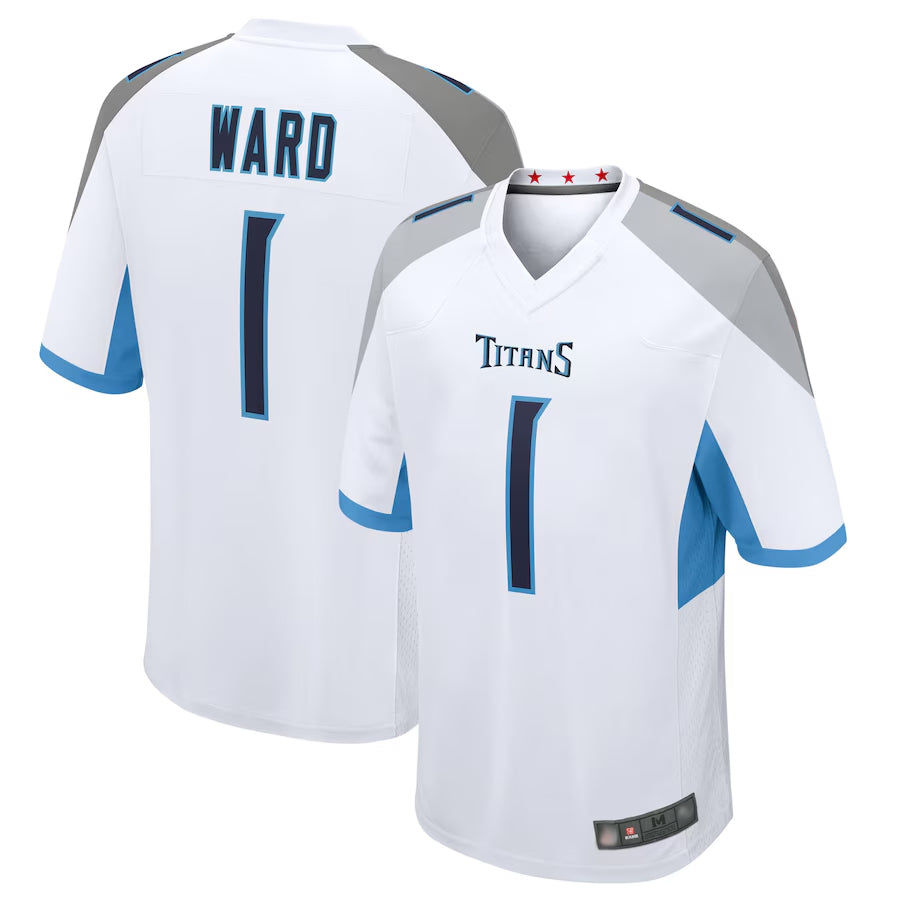 Odoa T.Titans #1 Cameron Ward Player White Game Stitched Jerseys