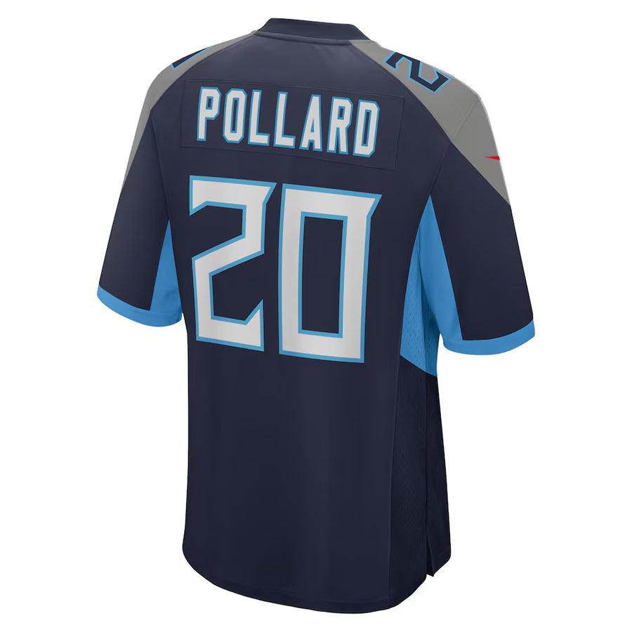 Odoa T.Titans #20 Tony Pollard Player Navy Home Game Stitched Jerseys