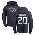 Odoa T.Titans #20 Tony Pollard Player Navy Logo Pullover Hoodies Home Game Stitched Jerseys