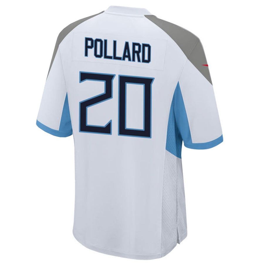 Odoa T.Titans #20 Tony Pollard Player White Home Game Stitched Jerseys