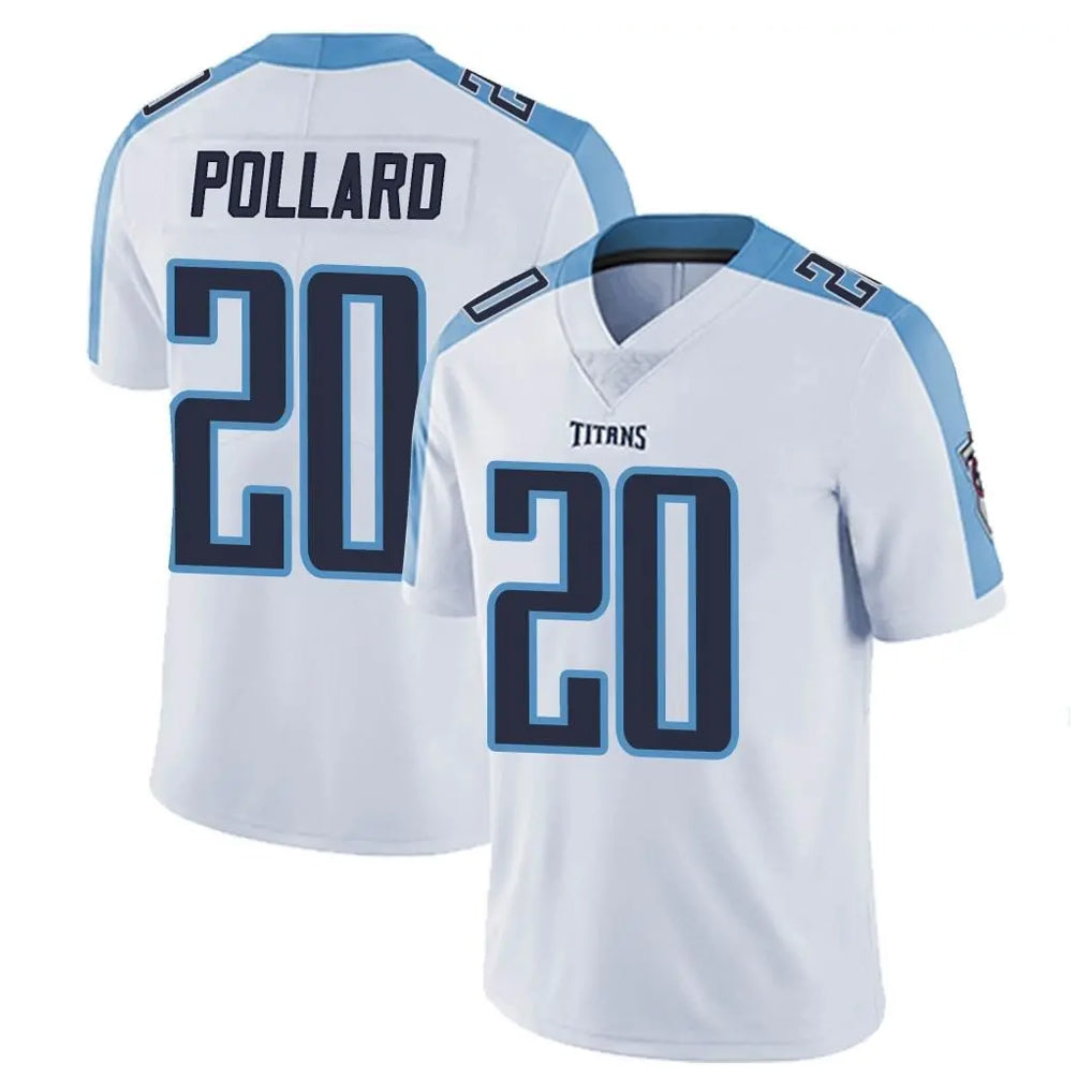 Odoa T.Titans #20 Tony Pollard Player White Limited Vapor Untouchable Home Game Stitched Jerseys