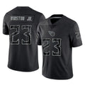 Odoa T.Titans #23 Kevin Winston Jr. Player Black Limited Reflective Home Game Stitched Jerseys