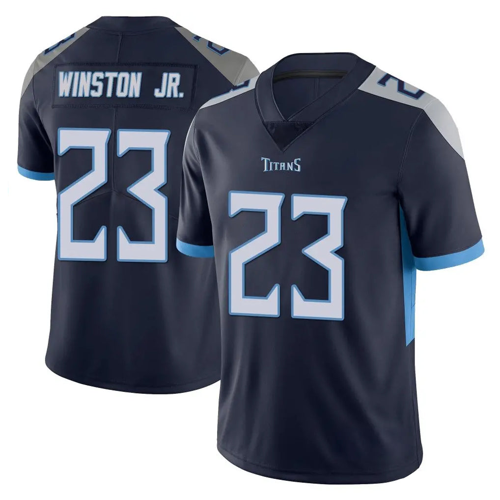 Odoa T.Titans #23 Kevin Winston Jr. Player Navy Limited Vapor Untouchable Home Game Stitched Jerseys