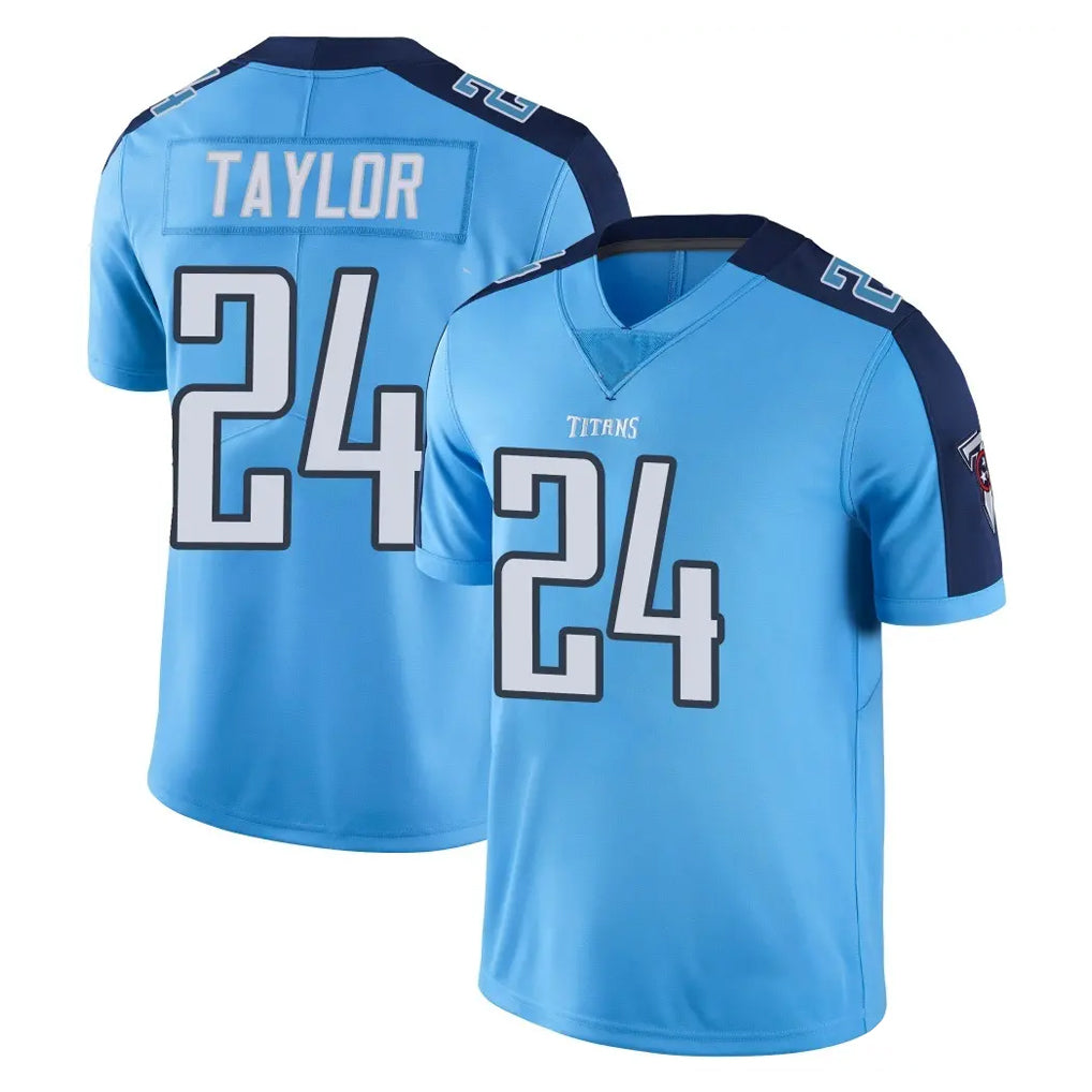 Odoa T.Titans #24 Alontae Taylor Player Light Blue Limited Color Rush Home Game Stitched Jerseys