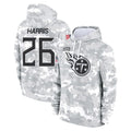 Odoa T.Titans #26 Marcus Harris Player Camo Arctic Salute to Service Pullover Hoodies Home Game Stitched Jerseys