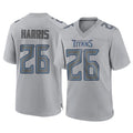 Odoa T.Titans #26 Marcus Harris Player Gray Atmosphere Fashion Home Game Stitched Jerseys