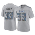 Odoa T.Titans #33 Cedric Gray Player Gray Atmosphere Fashion Home Game Stitched Jerseys