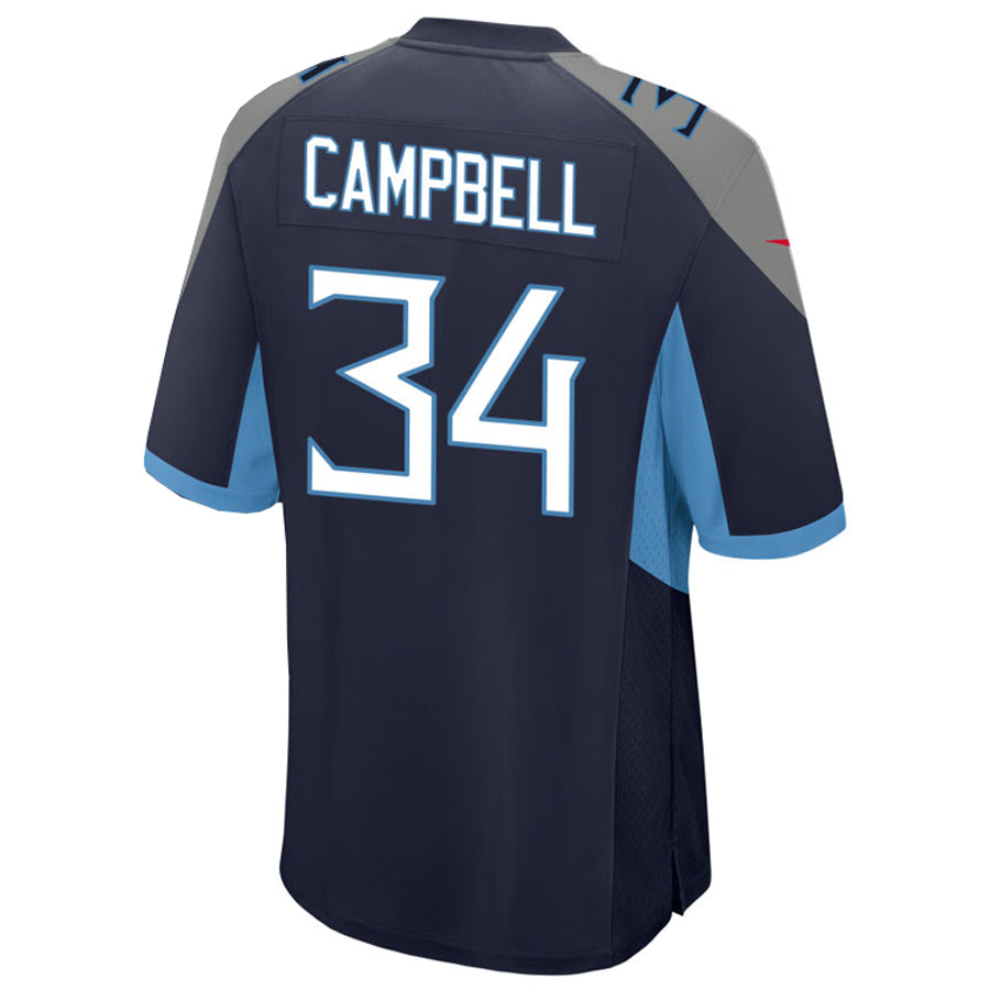 Odoa T.Titans #34 Earl Campbell Player Navy Home Game Football Jerseys