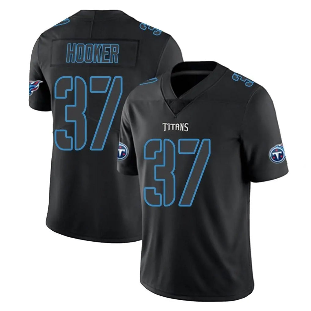 Odoa T.Titans #37 Amani Hooker Player Black Impact Limited Home Game Stitched Jerseys