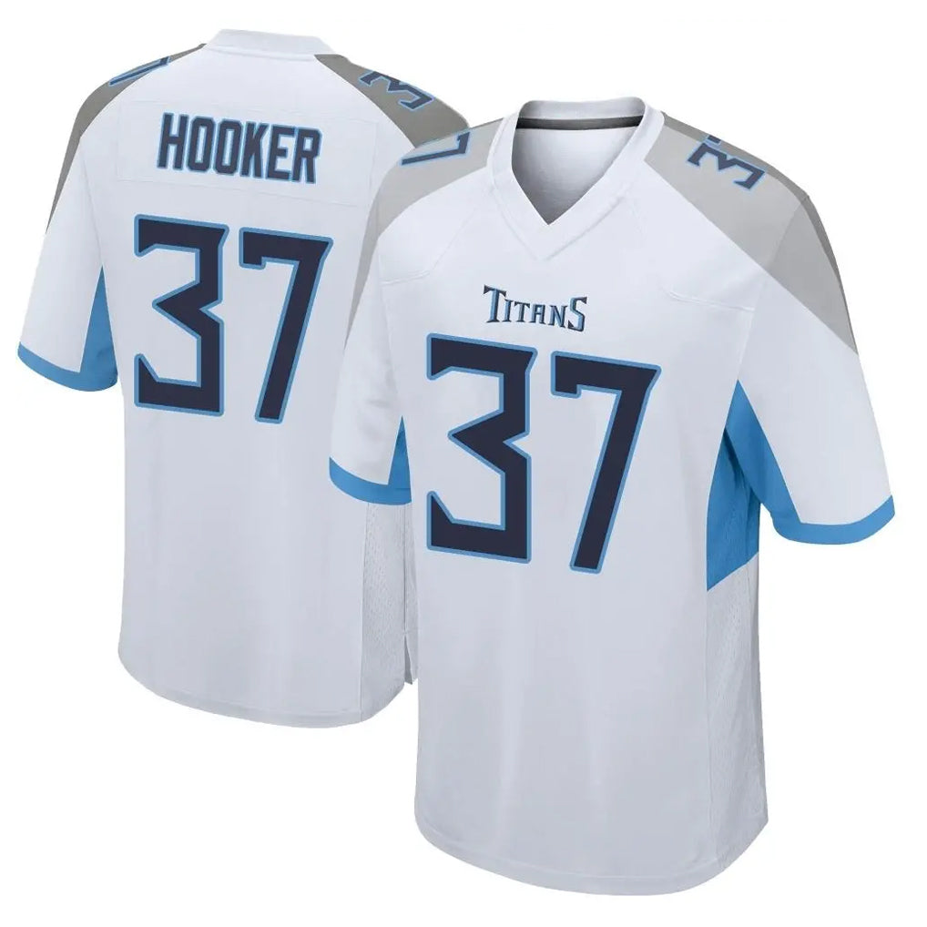 Odoa T.Titans #37 Amani Hooker Player White Home Game Stitched Jerseys