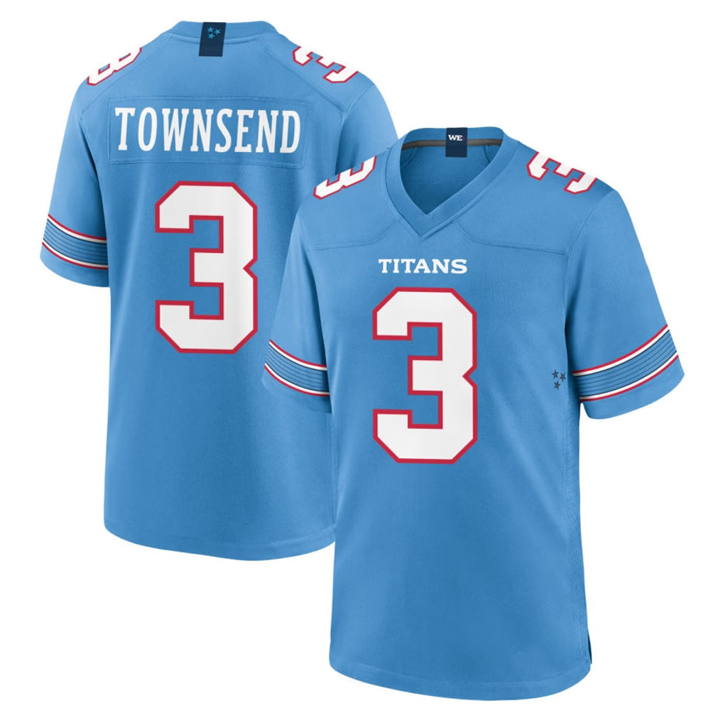 Odoa T.Titans #3 Tommy Townsend Player Light Blue 2026 Game Home Stitched Jerseys