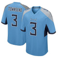 Odoa T.Titans #3 Tommy Townsend Player Light Blue Home Game Stitched Jerseys