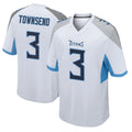 Odoa T.Titans #3 Tommy Townsend Player White Home Game Stitched Jerseys