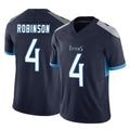 Odoa T.Titans #4 Wan'Dale Robinson Player Navy Limited Vapor F.U.S.E. Home Game Stitched Jerseys