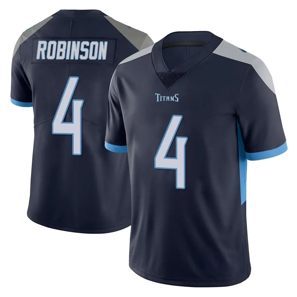 Odoa T.Titans #4 Wan'Dale Robinson Player Navy Limited Vapor Untouchable Home Game Stitched Jerseys