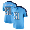 Odoa T.Titans #51 Austin Schlottmann Player Light Blue Limited Color Rush Home Game Stitched Jerseys