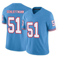 Odoa T.Titans #51 Austin Schlottmann Player Light Blue Limited Vapor F.U.S.E. Home Game Stitched Jerseys