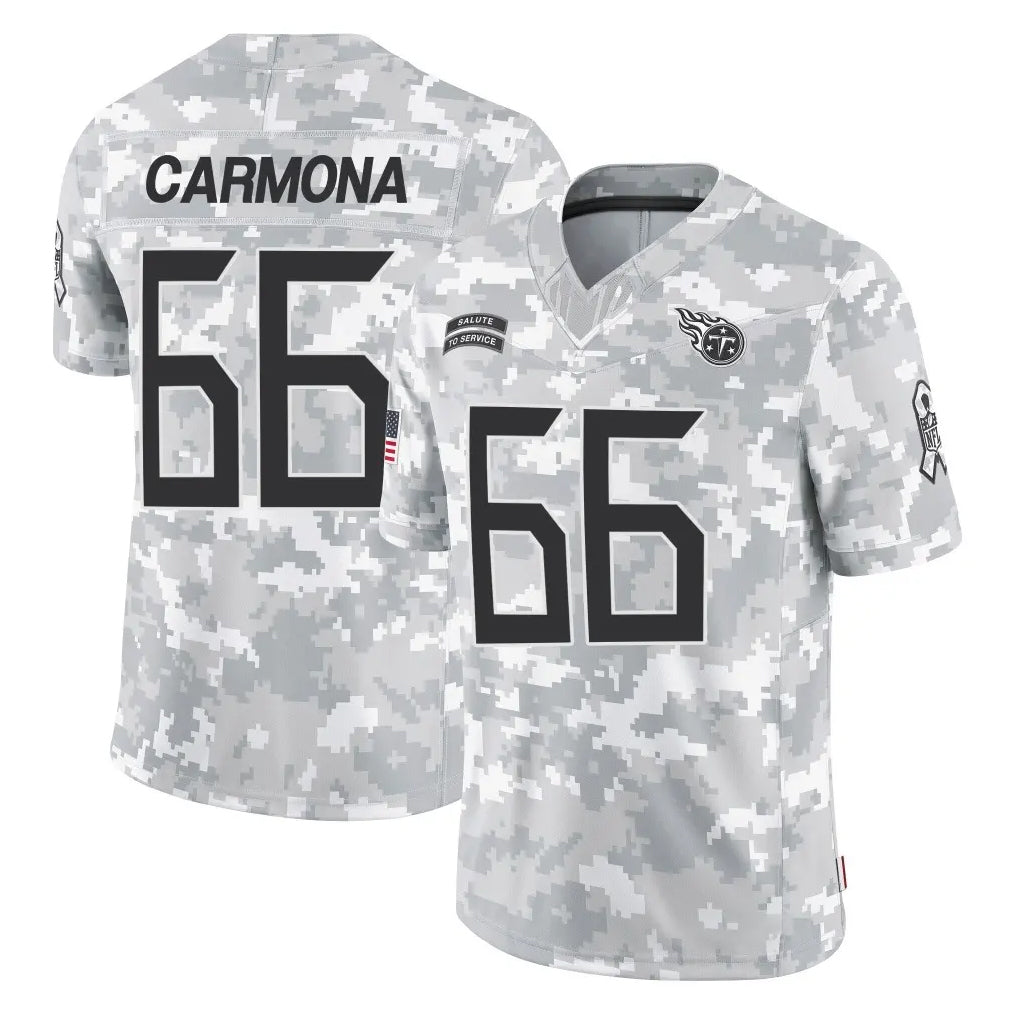 Odoa T.Titans #66 Fernando Carmona Jr. Player Arctic Camo Limited Salute to Service Home Game Stitched Jerseys