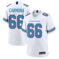 Odoa T.Titans #66 Fernando Carmona Jr. Player White 2026 Game Home Stitched Jerseys