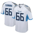 Odoa T.Titans #66 Fernando Carmona Jr. Player White Home Game Stitched Jerseys