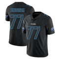 Odoa T.Titans #77 Peter Skoronski Player Black Impact Limited Home Game Stitched Jerseys