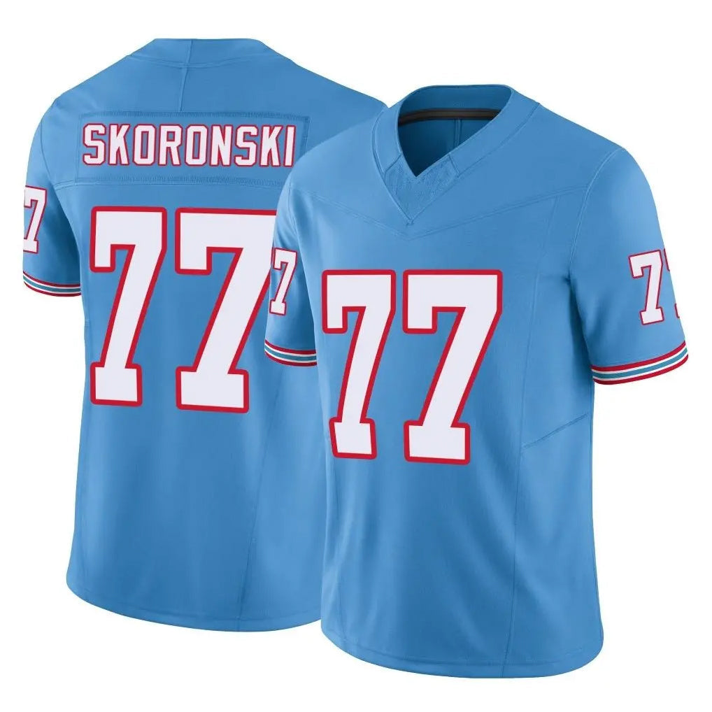 Odoa T.Titans #77 Peter Skoronski Player Light Blue Limited Vapor F.U.S.E. Home Game Stitched Jerseys
