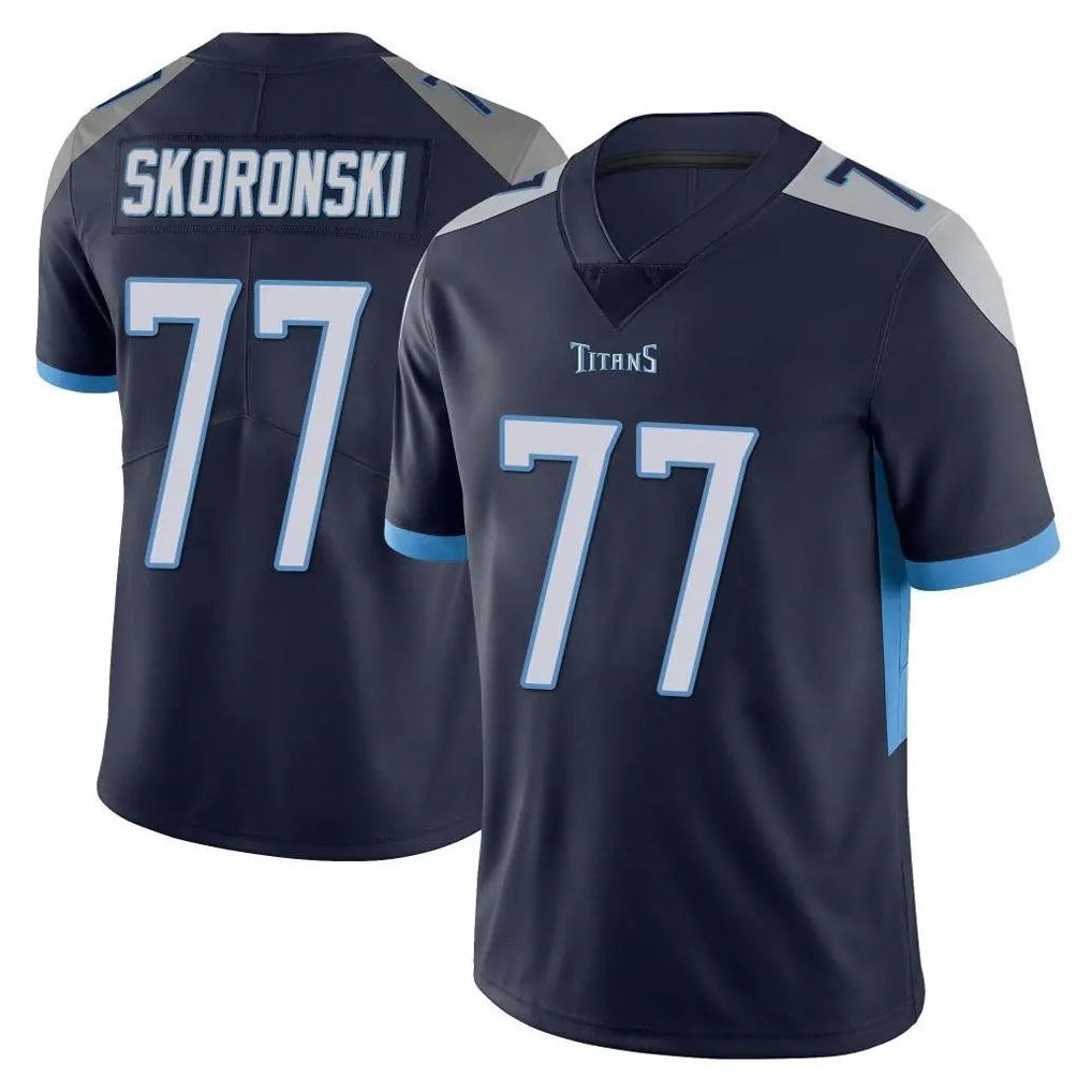 Odoa T.Titans #77 Peter Skoronski Player Navy Limited Vapor Untouchable Home Game Stitched Jerseys