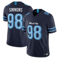 Odoa T.Titans #98 Jeffery Simmons Navy 2026 Rivalries Collection Limited Stitched Jerseys