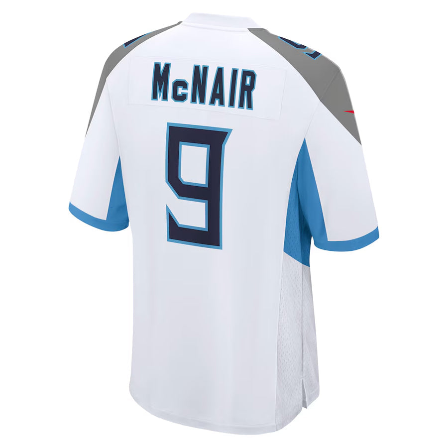 Odoa T.Titans #9 Steve McNair Player White Home Game Stitched Jerseys