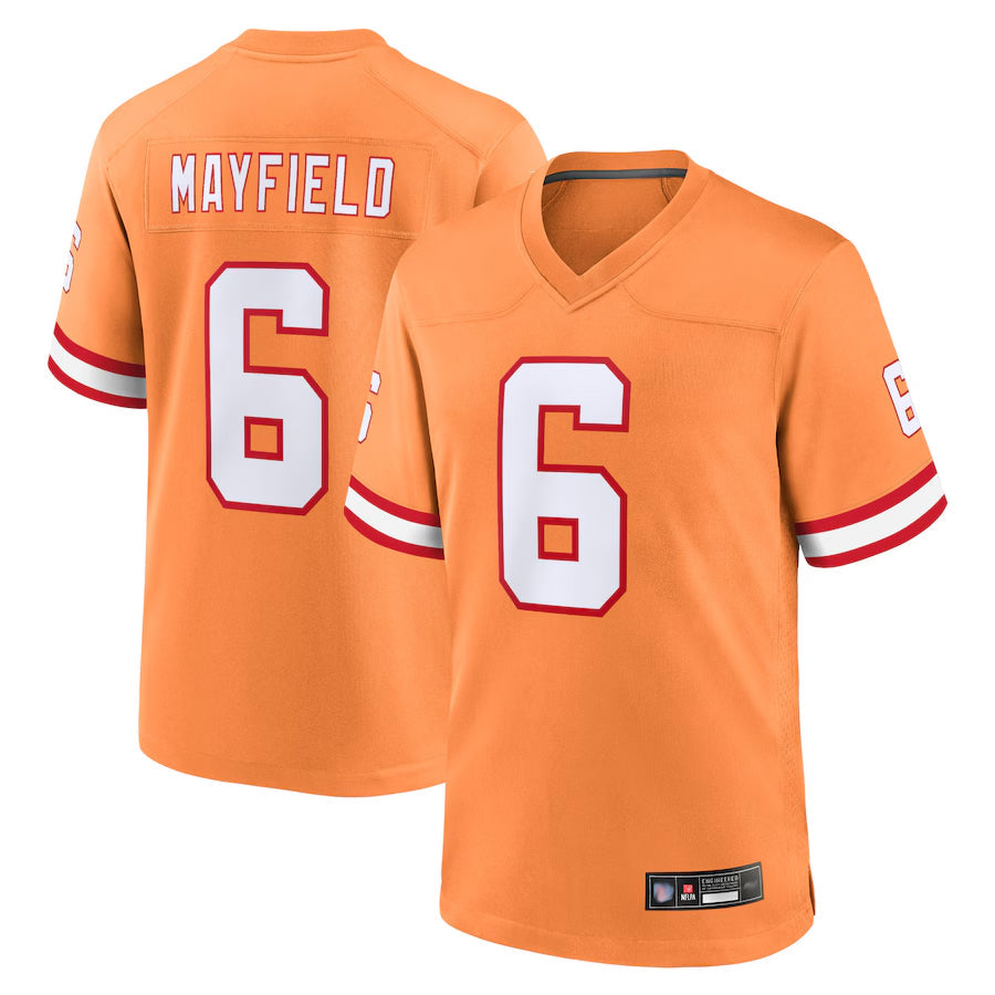 Odoa TB.Buccaneers #6 Baker Mayfield Secondary Alternate Game Player Stitched Jerseys