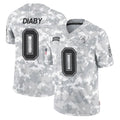 Odoa TB.Buccaneers #0 Yaya Diaby Player Arctic Camo Limited Salute To Service Home Game Stitched Jerseys