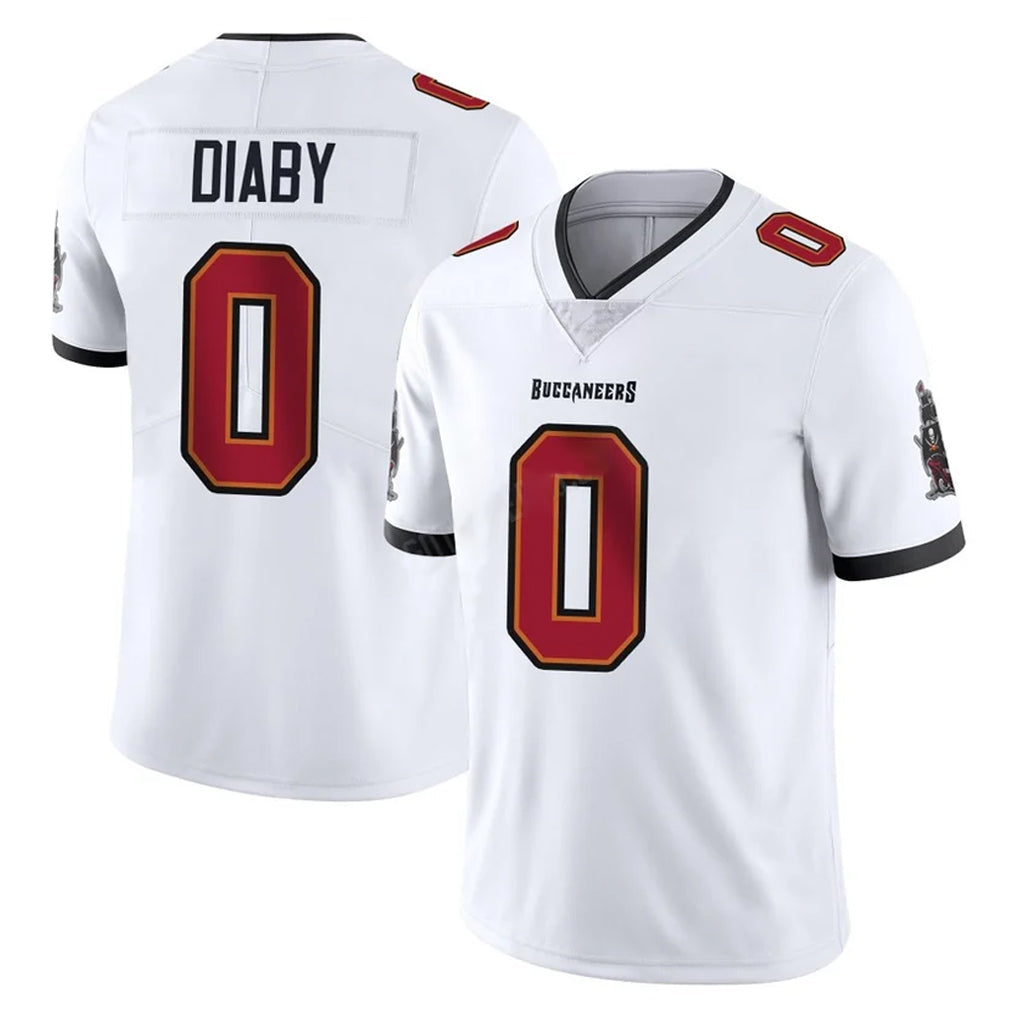Odoa TB.Buccaneers #0 Yaya Diaby Player White Limited Vapor Untouchable Home Game Stitched Jerseys