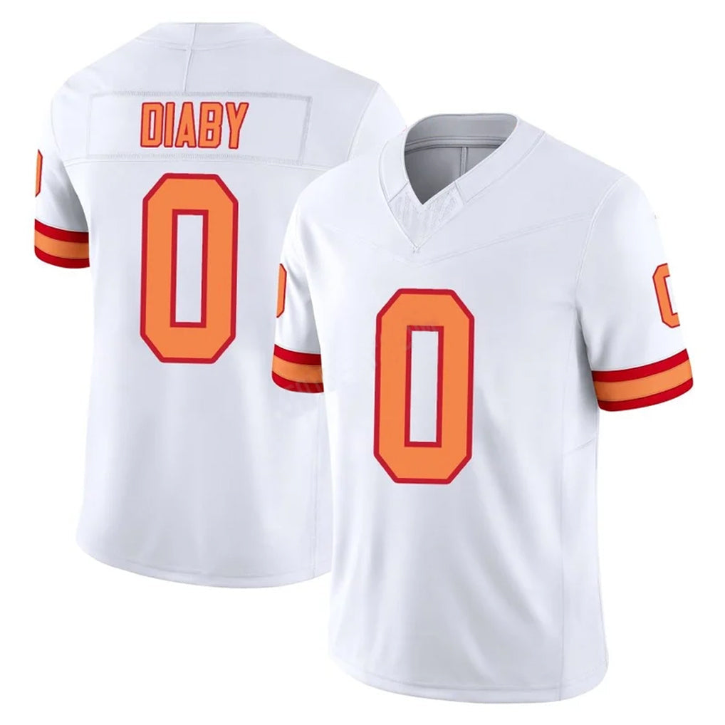 Odoa TB.Buccaneers #0 Yaya Diaby Player White Limited '76 Vapor F.U.S.E. Home Game Stitched Jerseys
