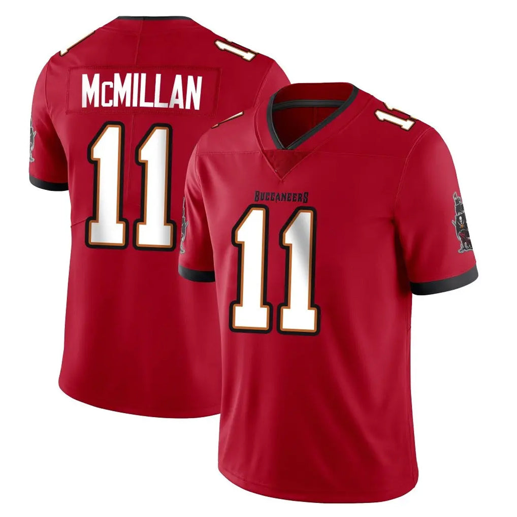 Odoa TB.Buccaneers #11 Jalen McMillan Player Red Limited Vapor Home Game Stitched Jerseys
