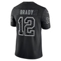 Odoa TB.Buccaneers #12 Tom Brady Player Black RFLCTV Limited Stitched Jerseys