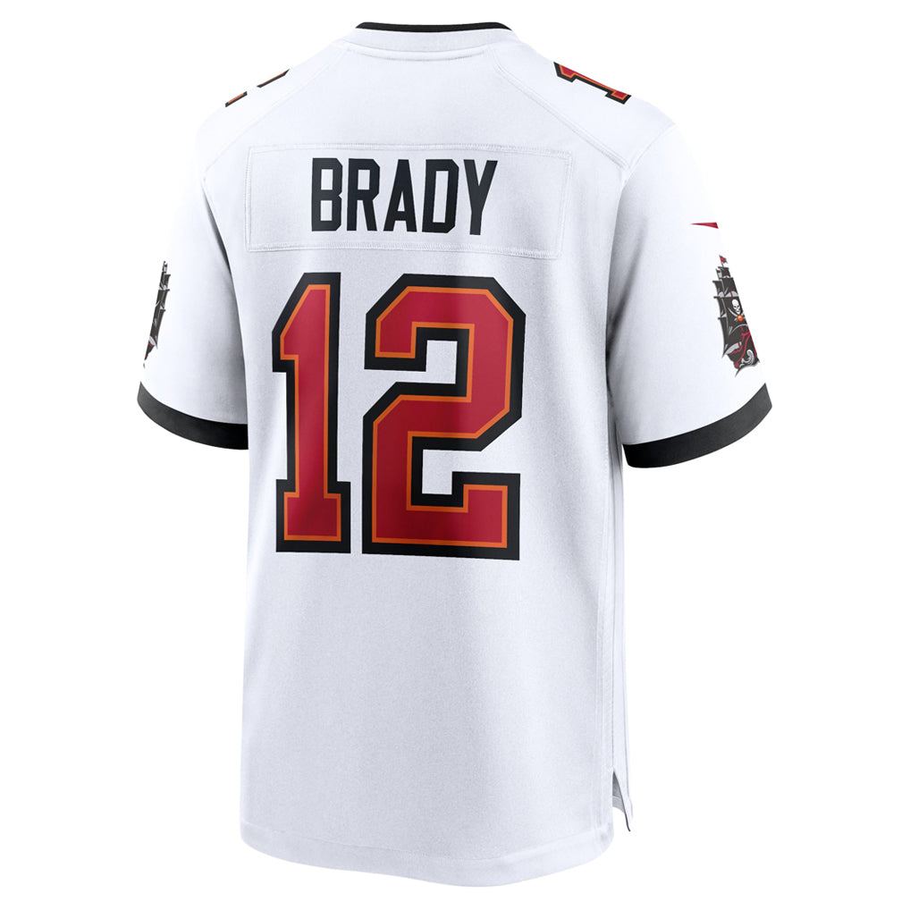 Odoa TB.Buccaneers #12 Tom Brady Player White Home Game Stitched Jerseys