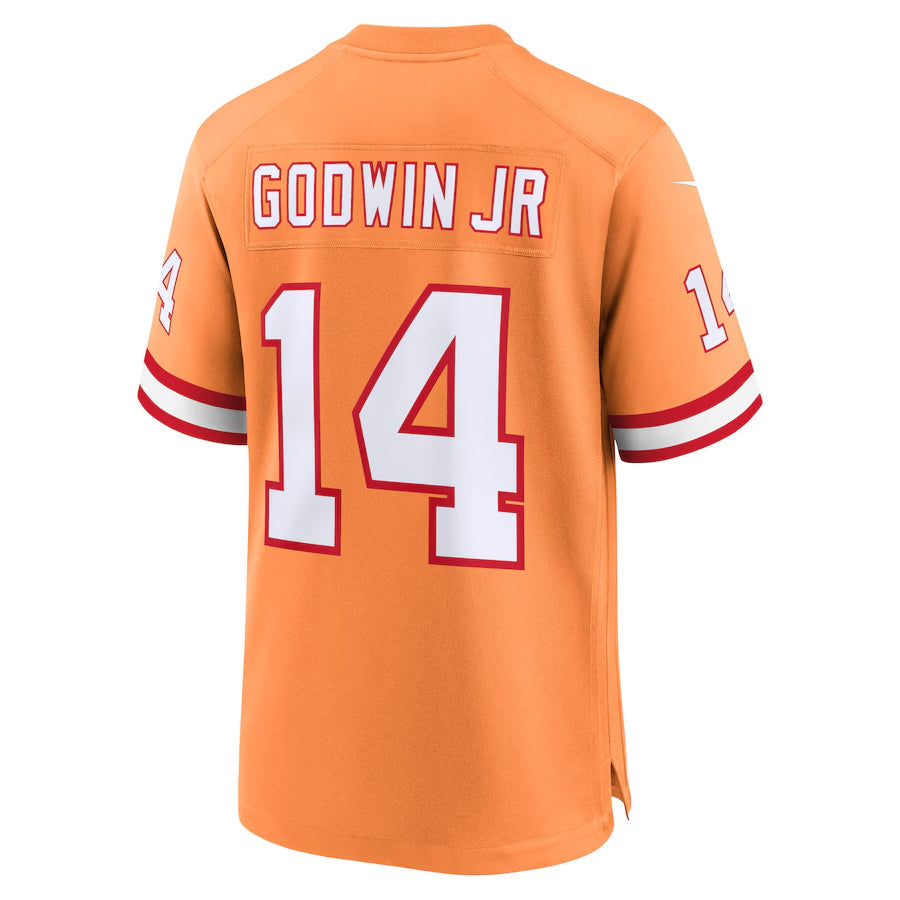Odoa TB.Buccaneers #14 Chris Godwin Jr. Player Orange Game Stitched Jerseys