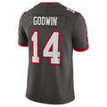 Odoa TB.Buccaneers #14 Chris Godwin Jr. Player Pewter Vapor Limited Stitched Jerseys