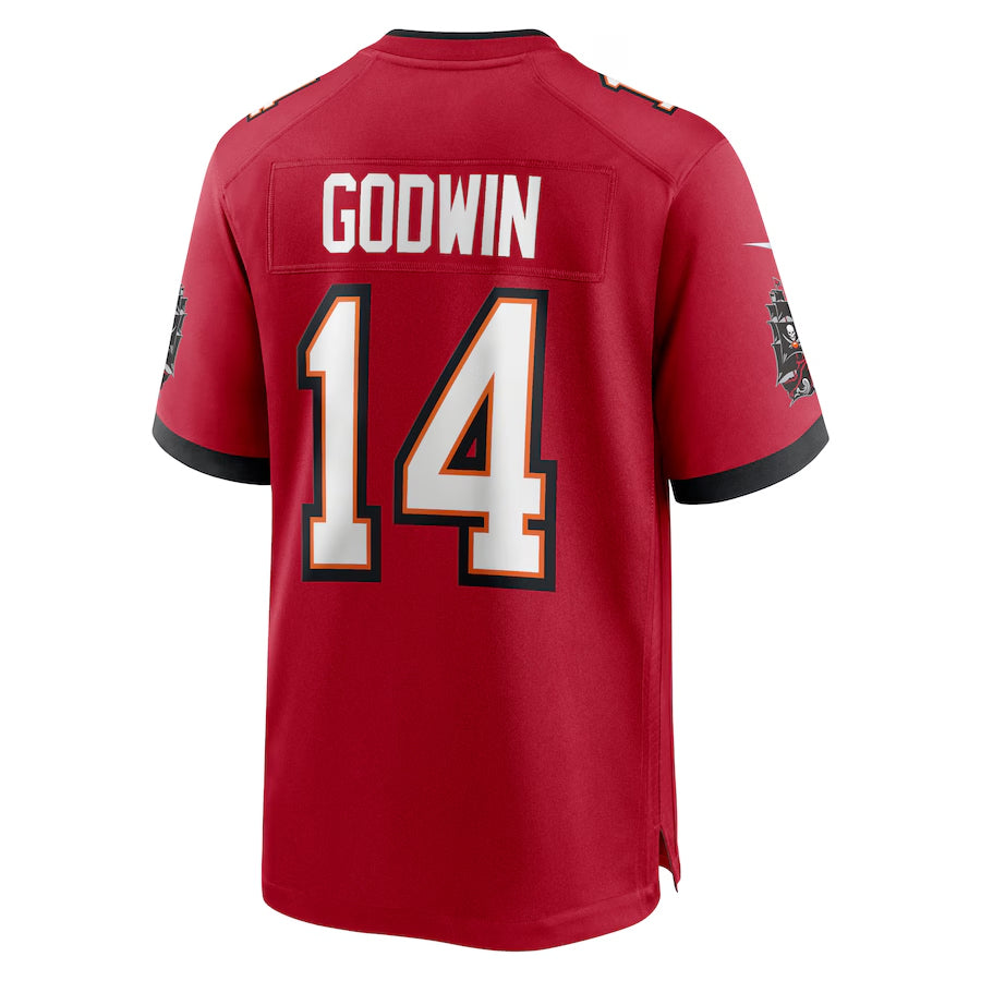 Odoa TB.Buccaneers #14 Chris Godwin Jr. Player Red Game Home Stitched Jerseys